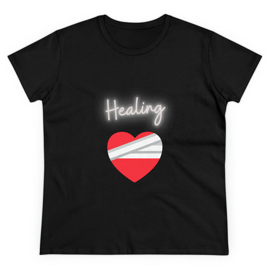 Healing Women's Midweight Cotton Tshirt