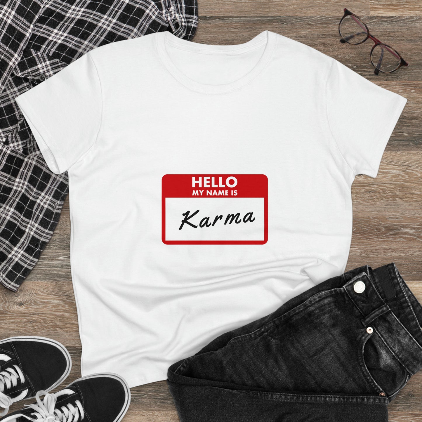 Karma Women's Midweight Cotton Tshirt