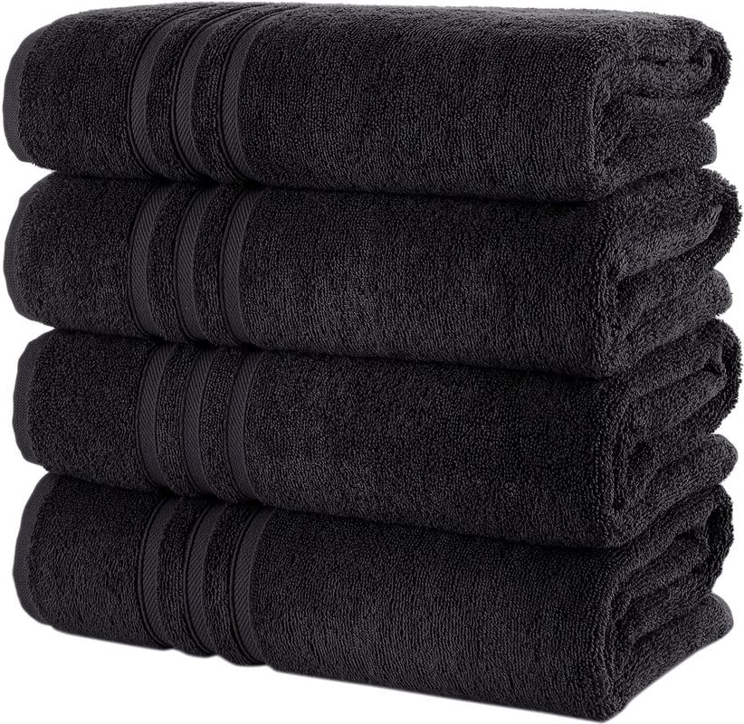 Washcloth Hammam Linen Set Premium Original Turkish Cotton, Four Pack