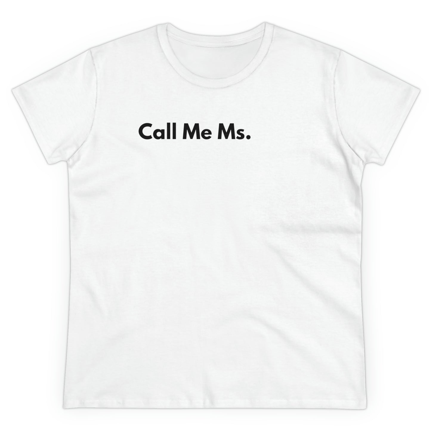 Divorce Party Call Me Ms. Women's Midweight Cotton Tshirt