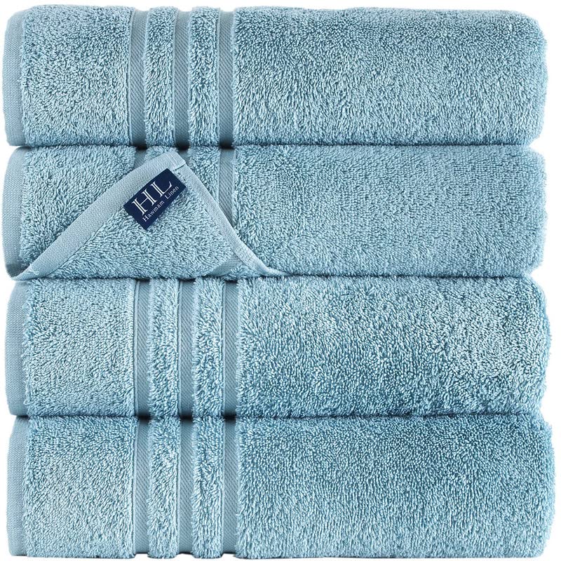 Washcloth Hammam Linen Set Premium Original Turkish Cotton, Four Pack