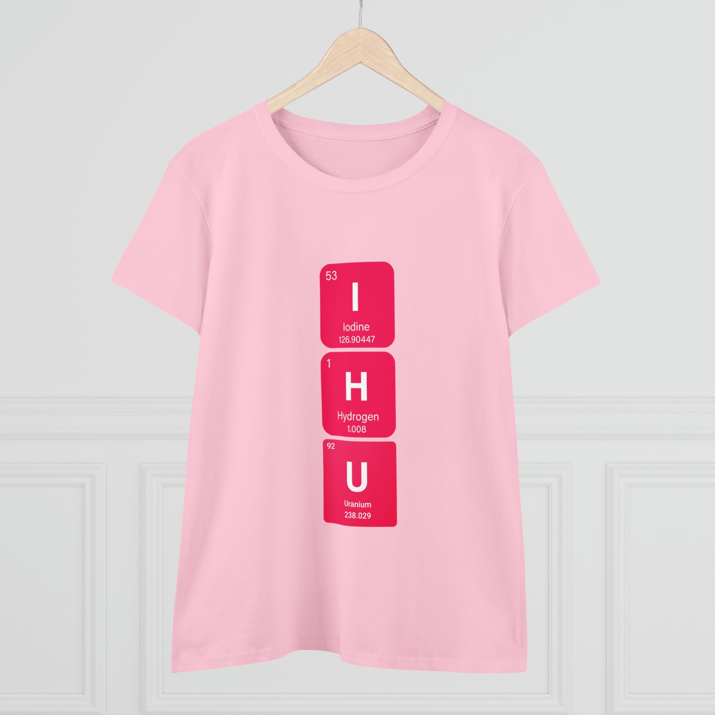 IHU Bold Chemistry Women's Midweight Cotton Tshirt