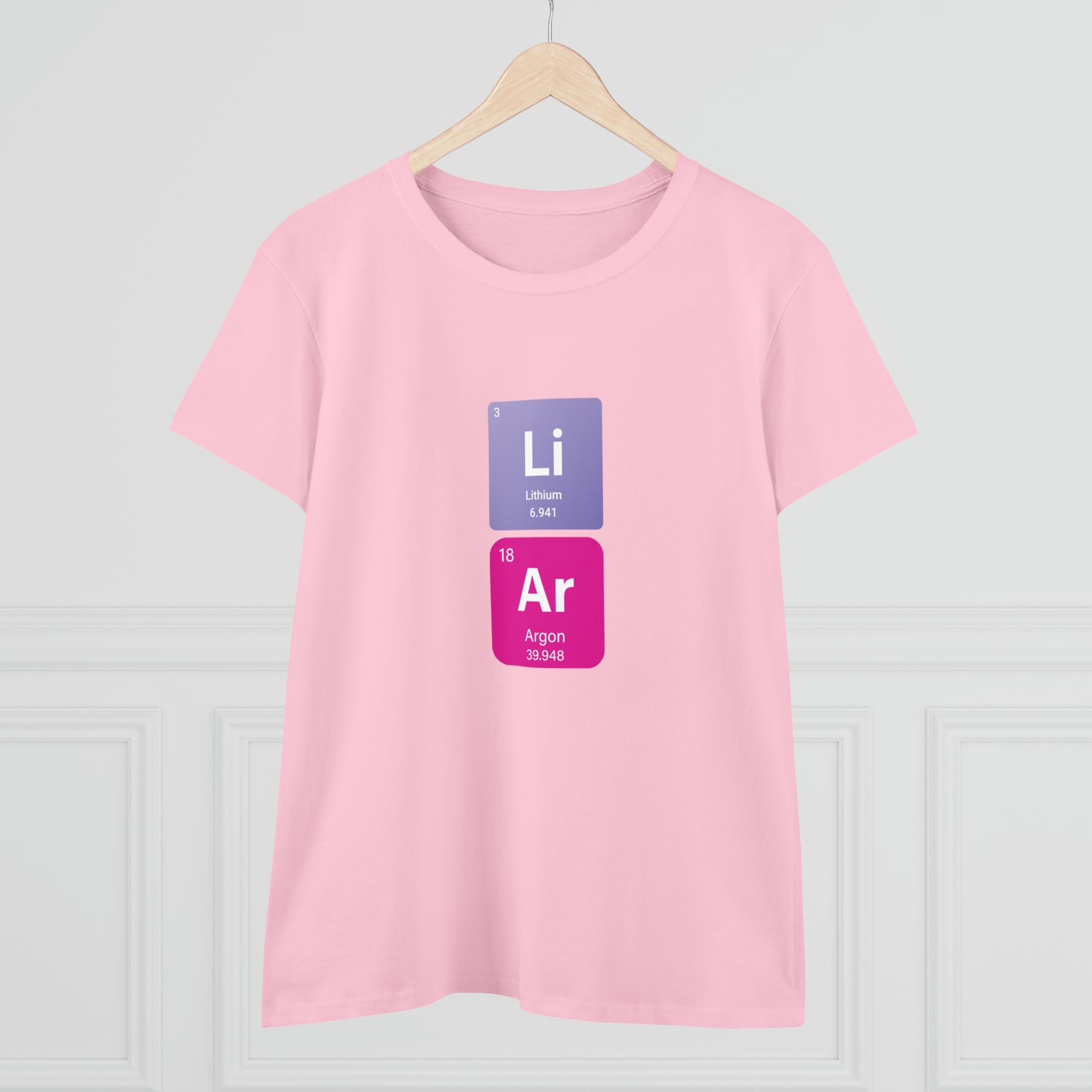 True Liar Bold Chemistry Women's Midweight Cotton Tshirt