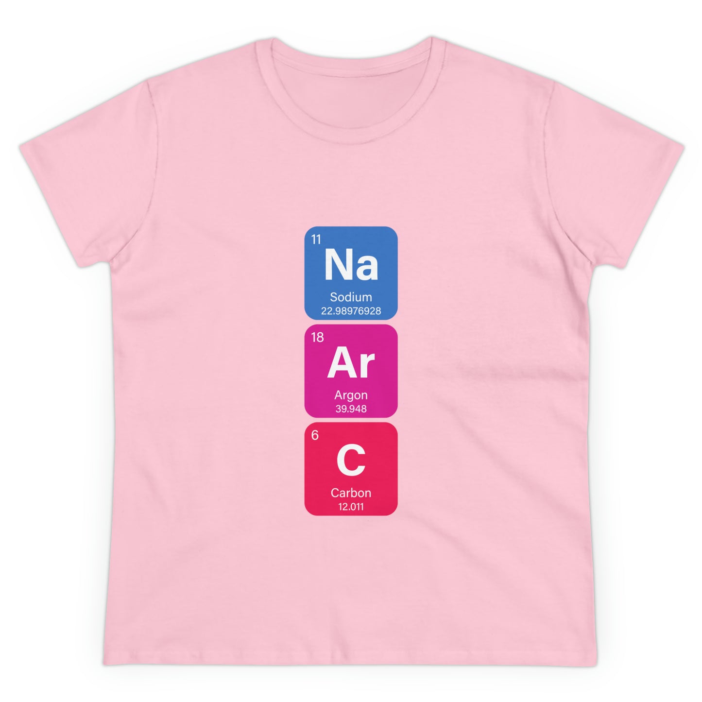 Narcissist Bold Chemistry Women's Midweight Cotton Tshirt