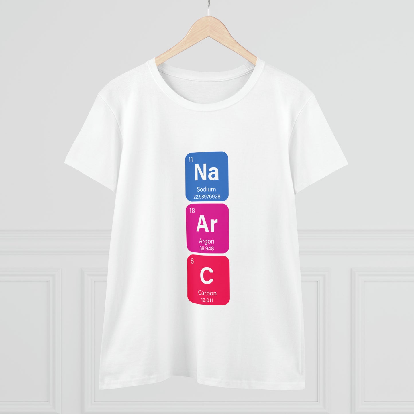 Narcissist Bold Chemistry Women's Midweight Cotton Tshirt