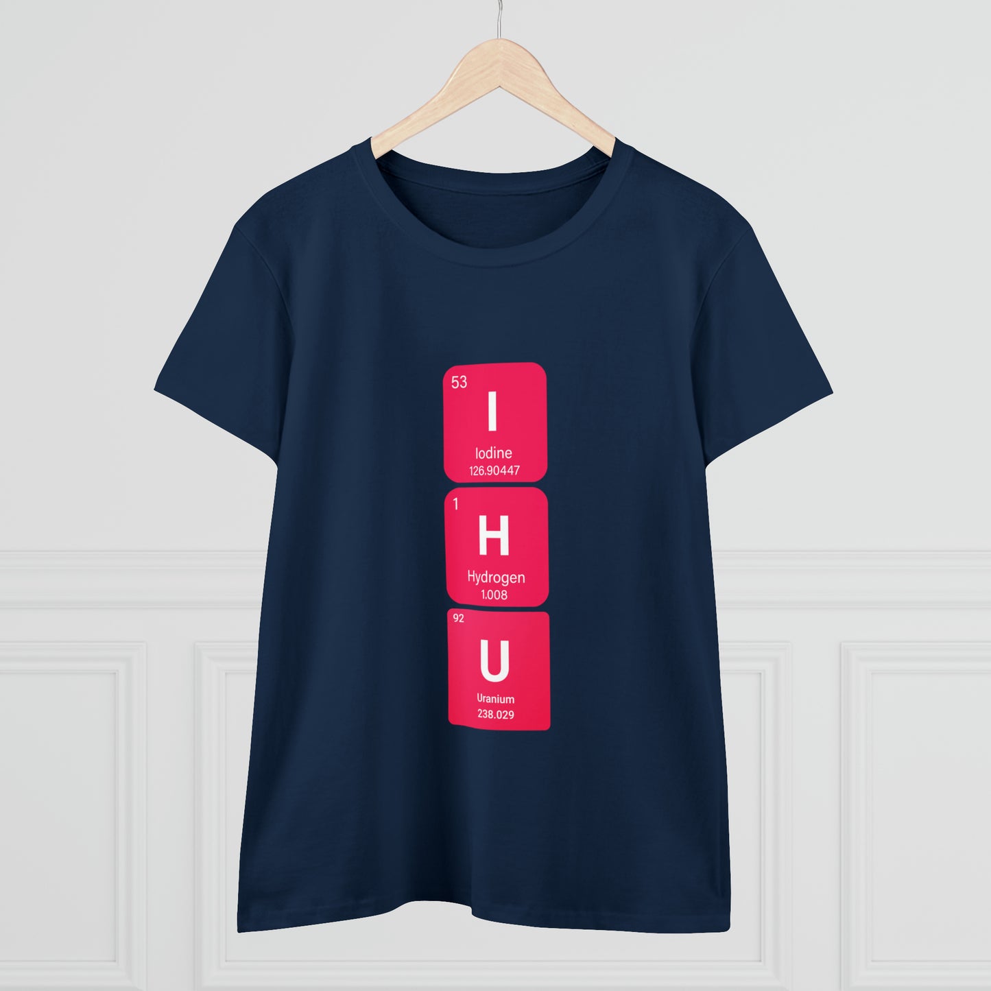 IHU Bold Chemistry Women's Midweight Cotton Tshirt