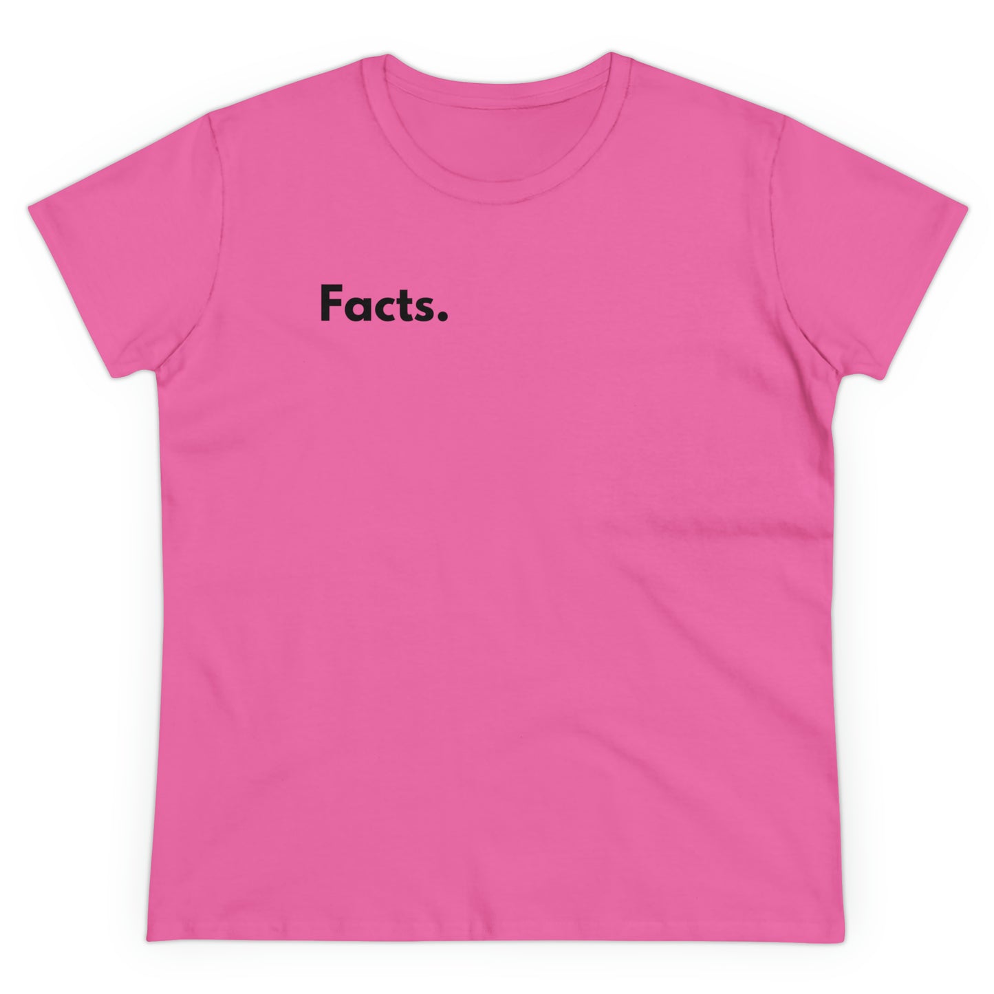 Facts Women's Midweight Cotton Tshirt