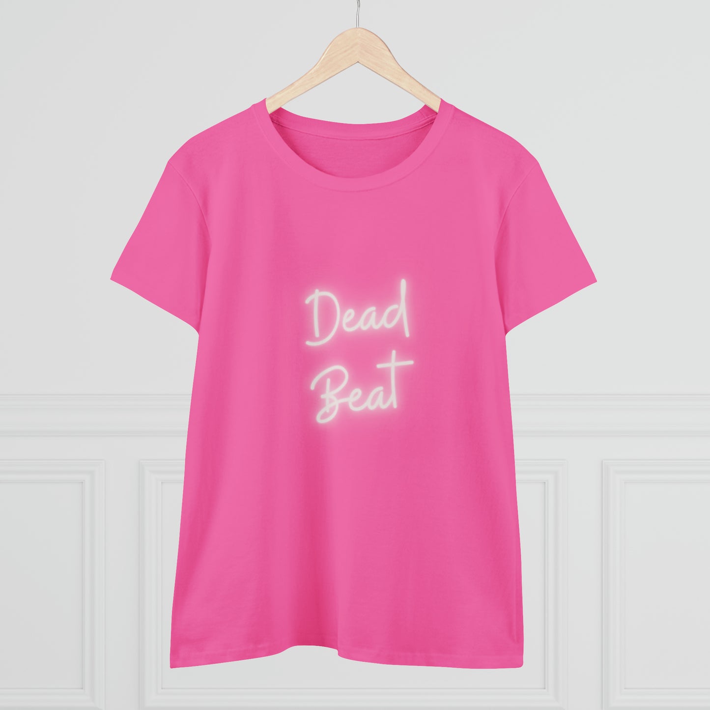 Dead Beat Women's Midweight Cotton Tshirt