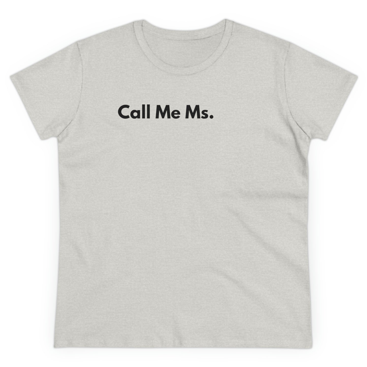 Divorce Party Call Me Ms. Women's Midweight Cotton Tshirt