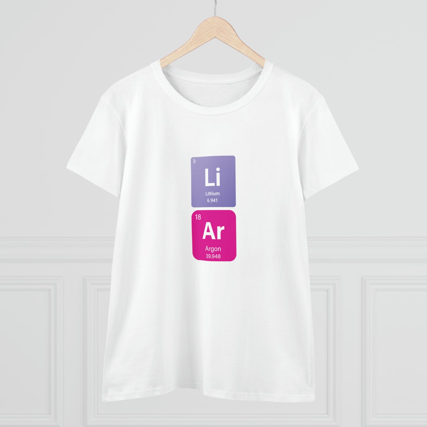 True Liar Bold Chemistry Women's Midweight Cotton Tshirt