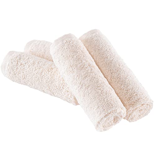 Washcloth Hammam Linen Set Premium Original Turkish Cotton, Four Pack