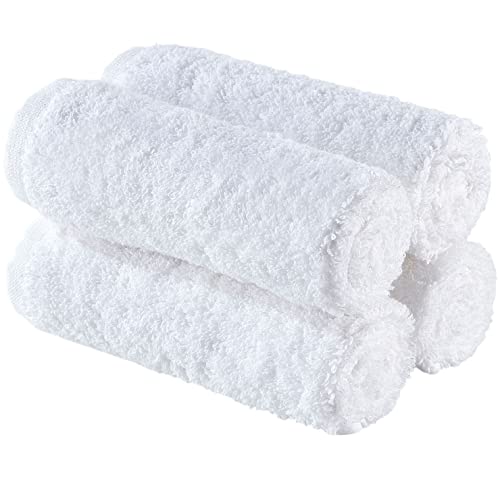 Washcloth Hammam Linen Set Premium Original Turkish Cotton, Four Pack