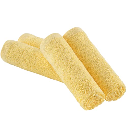 Washcloth Hammam Linen Set Premium Original Turkish Cotton, Four Pack