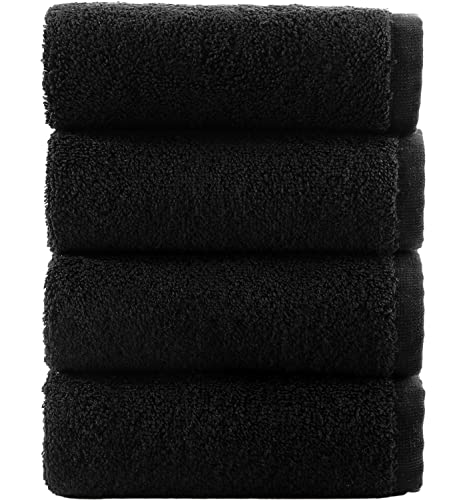 Washcloth Hammam Linen Set Premium Original Turkish Cotton, Four Pack