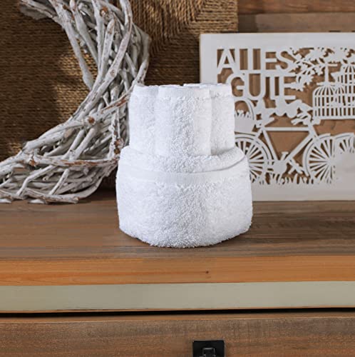 Washcloth Hammam Linen Set Premium Original Turkish Cotton, Four Pack