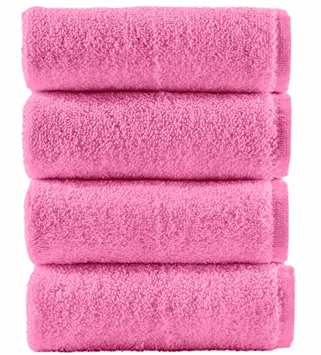 Washcloth Hammam Linen Set Premium Original Turkish Cotton, Four Pack