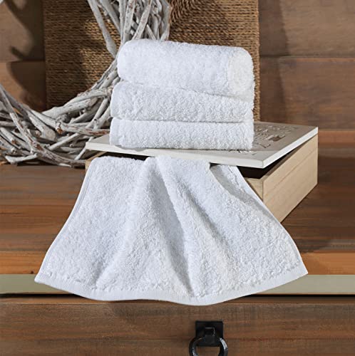 Washcloth Hammam Linen Set Premium Original Turkish Cotton, Four Pack