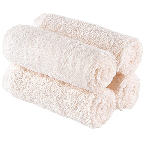 Washcloth Hammam Linen Set Premium Original Turkish Cotton, Four Pack