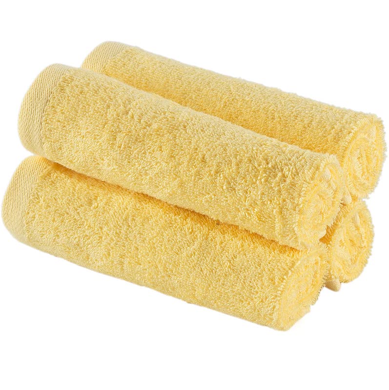 Washcloth Hammam Linen Set Premium Original Turkish Cotton, Four Pack